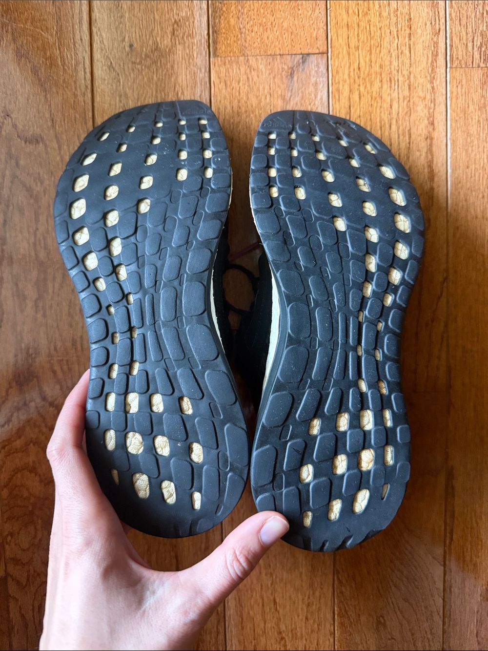 Adidas Women's Black Running Shoes size 8 - Picture 2 of 3